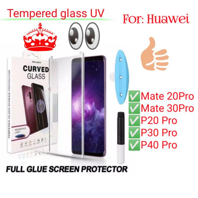 Huawei Mate 20 20pro 30 30pro P20 P30 P40 Pro P20pro P40pro P30pro Antigores Bening Tempered TG UV