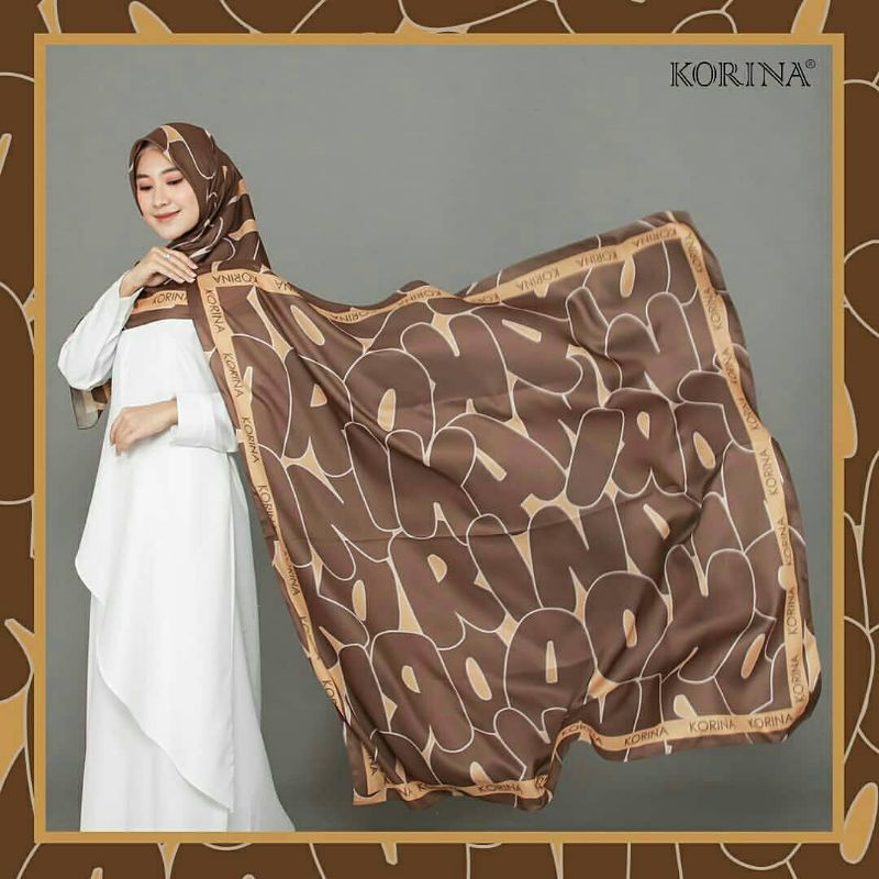 hijab segi empat korina