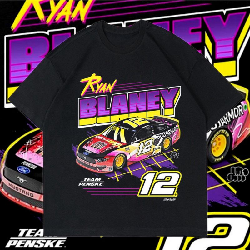 KAOS NASCAR VINTAGE RYAN BANLEY | TSHIRT NASCAR VINTAGE RACING | KAOS MOBIL BALAP