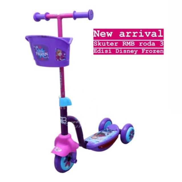 Skuter anak rmb Disney frozen scooter anak