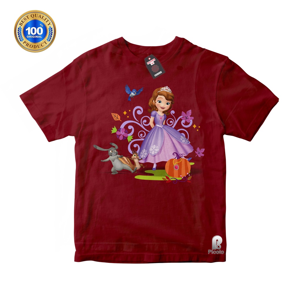 KAOS ATASAN ANAK SOFIA THE FIRTS USIA 2-10thn