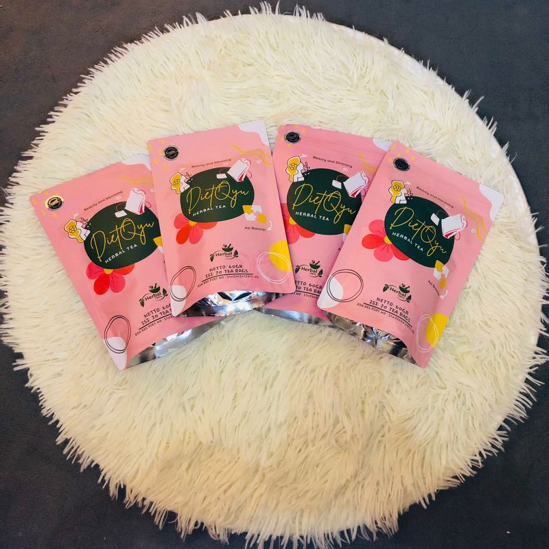 

(FREE GIFT) DIETQYU HERBAL TEA ORIGINAL 100% terbukti bukan ORI uang kembali