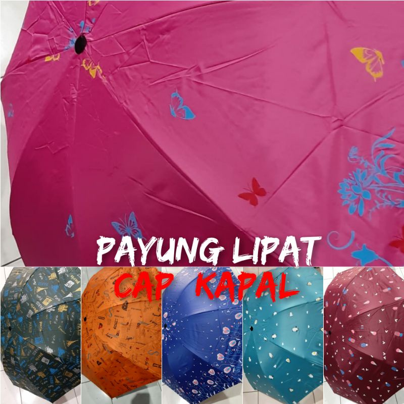 Suplier 321kbcsn Payung Lipat Fashion Asli Cap Kapal Pendek Bisa Masuk Tas , Ringan , Untuk Panas Atau Hujan lJqAQQF83aJ7A