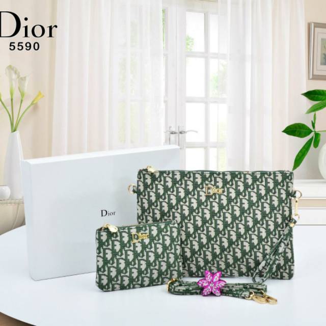 Clutch Dior 5590#c set Mom & Kid with Box