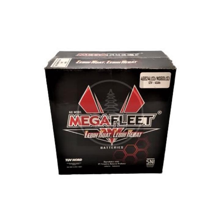 Jual AKI MOBIL MEGAFLEET NS60LS (46B24LS) | Shopee Indonesia
