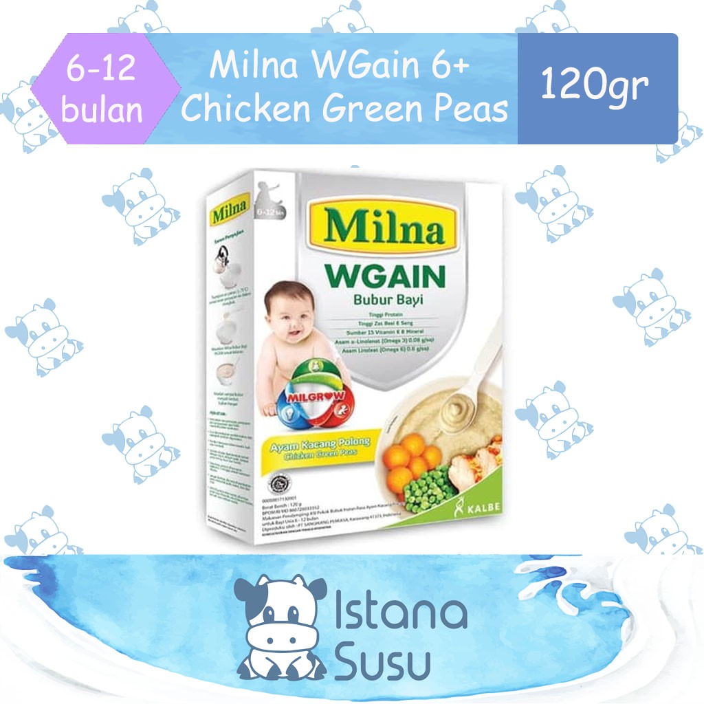 Milna Bubur Bayi WGain 120gr