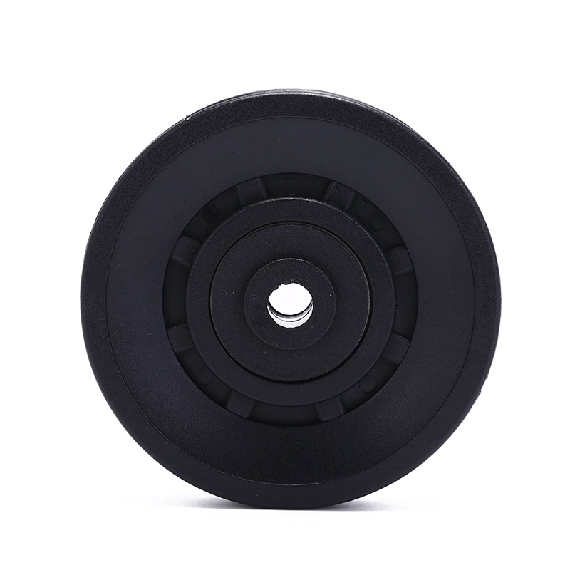 &lt; E2id &amp; &gt; 1pc Roda Bearing Pulley 90mm Warna Hitam Untuk gym