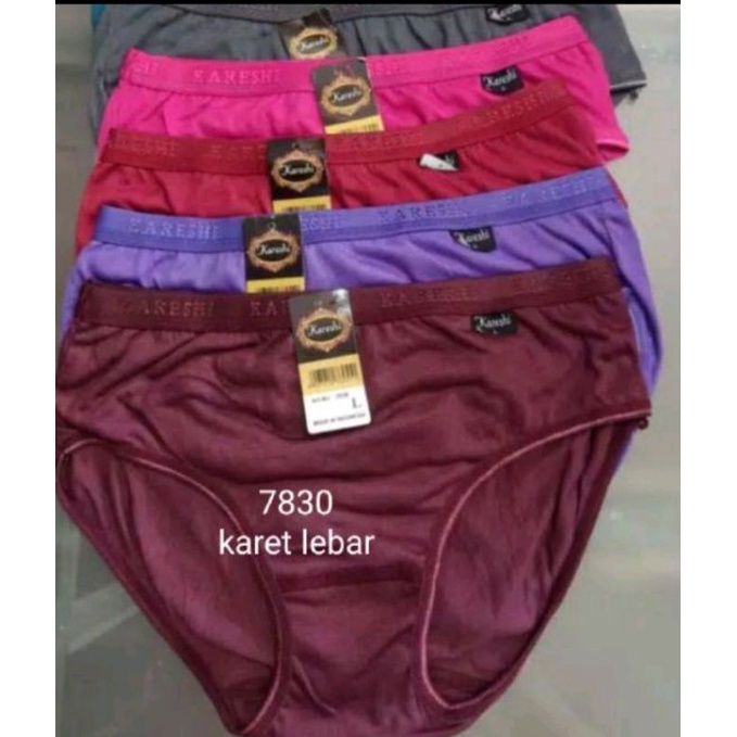 12 PCS/ LUSINAN/BEEE_91/ Celana Dalam Wanita / Celana Dewasa/7830/7831