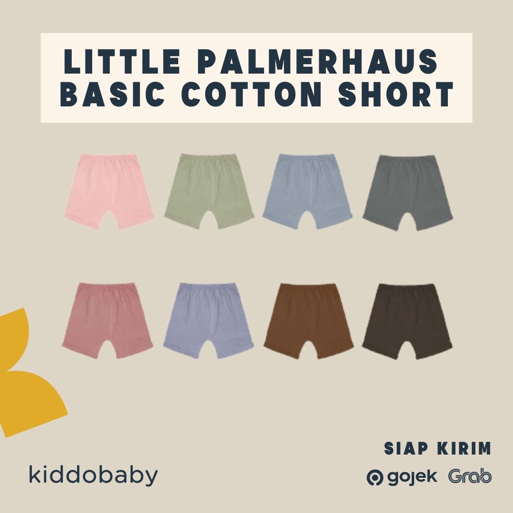 Little Palmerhaus Basic Cotton Short | Celana Pendek Anak Unisex