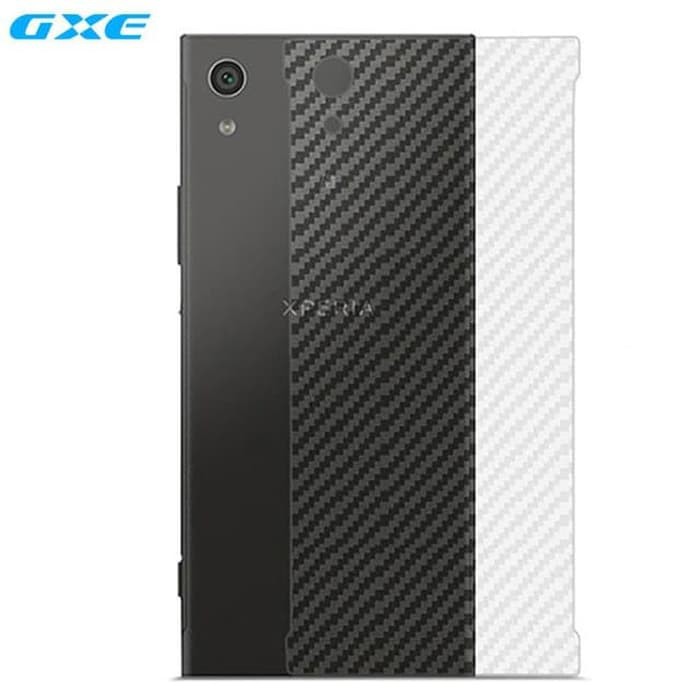 Garskin Carbon transparant Back All tyle iphone asus xiaomi oppo vivo