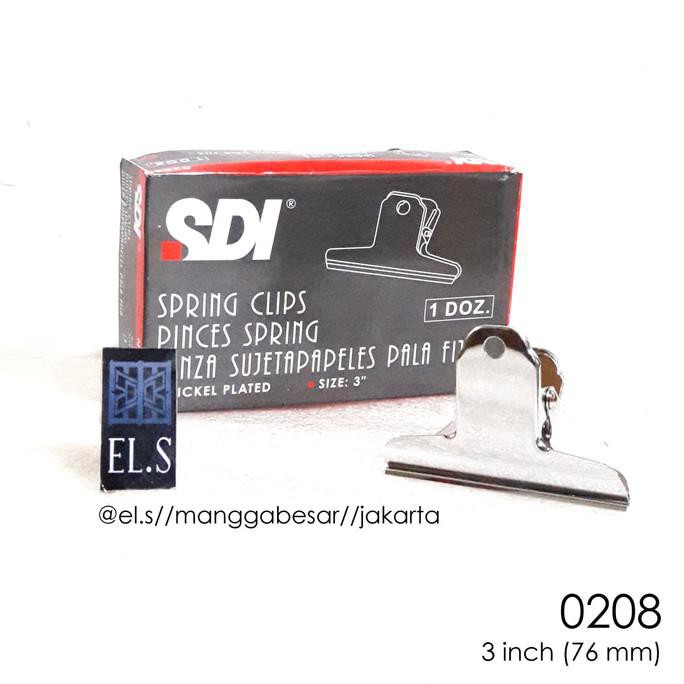 

[[BISA COD]] SDI Spring Clip 0208 3 inch CUCI GUDANG Kode 991