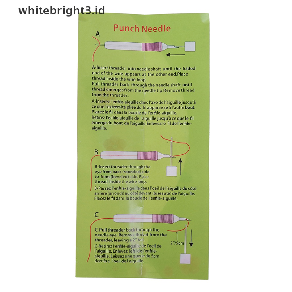 (whitebright3.id) Pen Jarum Bordir DIY