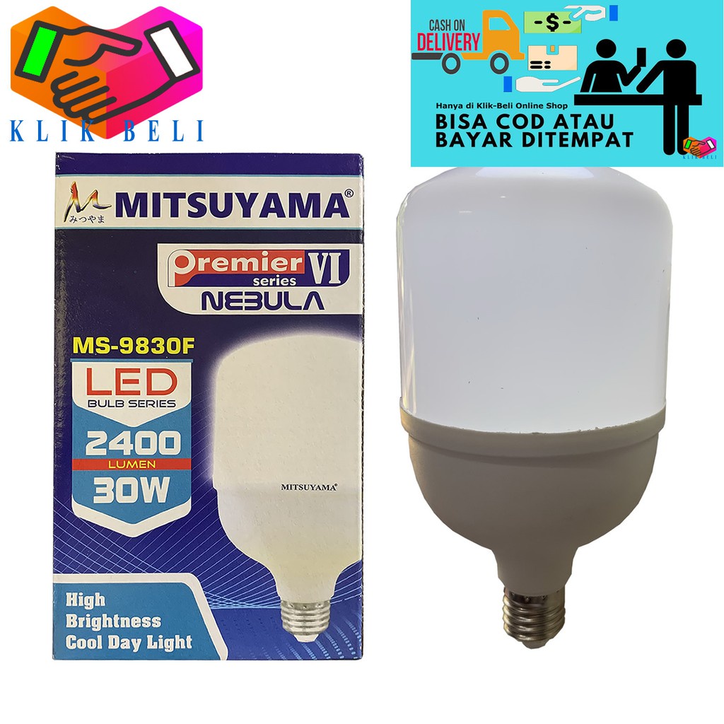 Bohlam lampu LED 30 watt MS 9830F Mitsuyama Nebula Premier