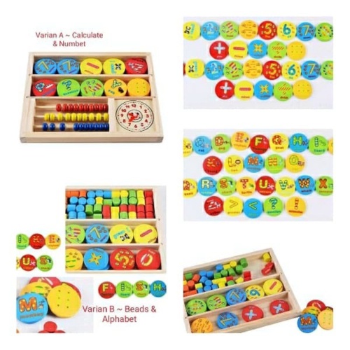 

Edukasi MULTIFUNCTIONAL Limited Mainan LEARNING WAFER Berhitung Anak Dijual BOX