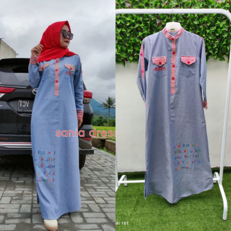 Gamis sania  (busui) Prod by meera ori