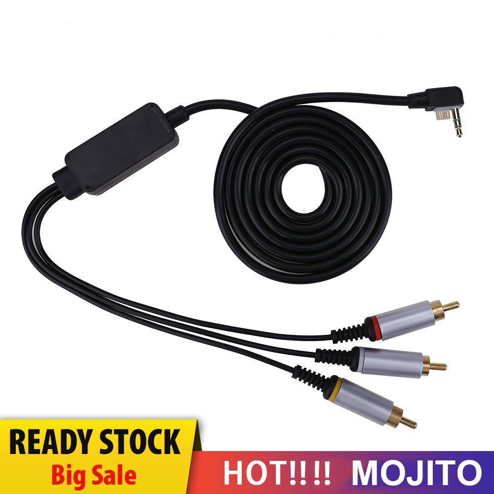 MOJITO Mini 1.8m Lead Wire AV TV Video Adapter Component Cable for PSP 2000 3000