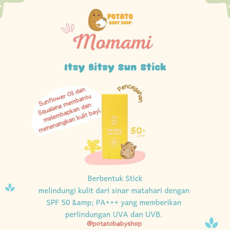 Momami Itsy Bitsy Sun Stick - Stik Tabir Surya