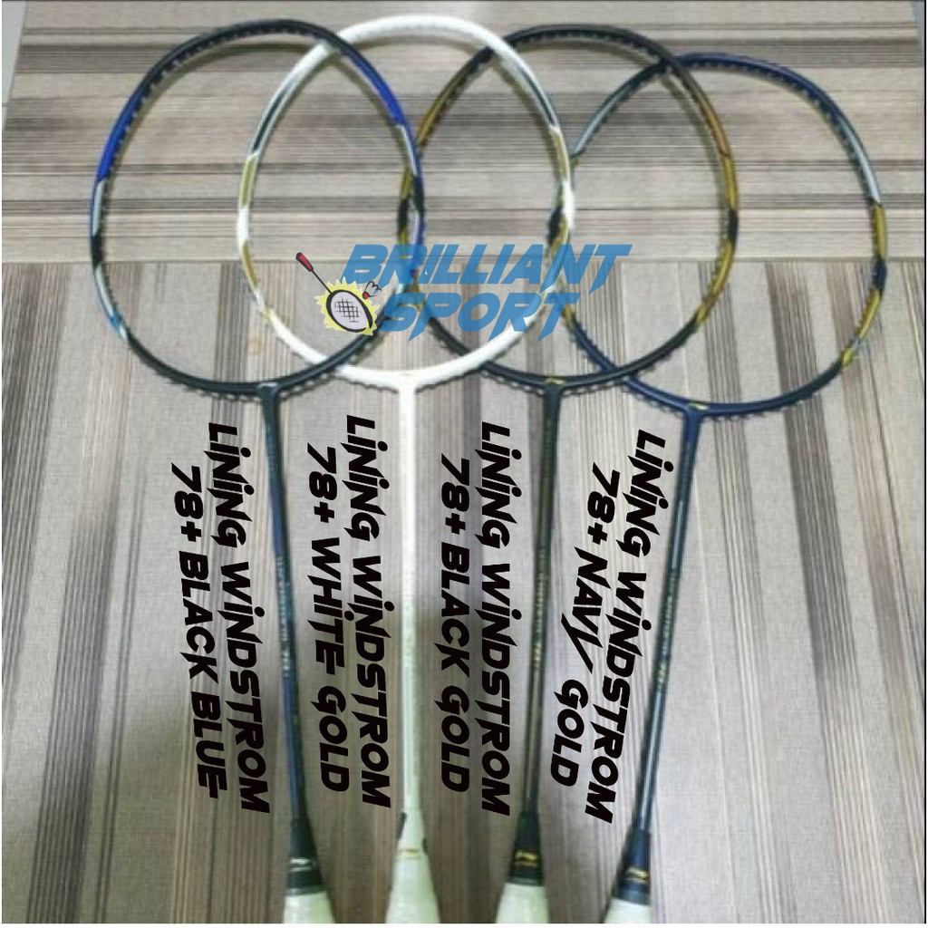 Raket Badminton Lining Windstorm 78 Plus + Original