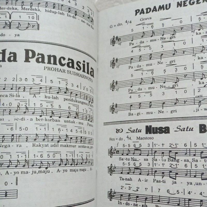 Buku Himpunan Lengkap Lagu Lagu Wajib Nasional Daerah indonesiaku