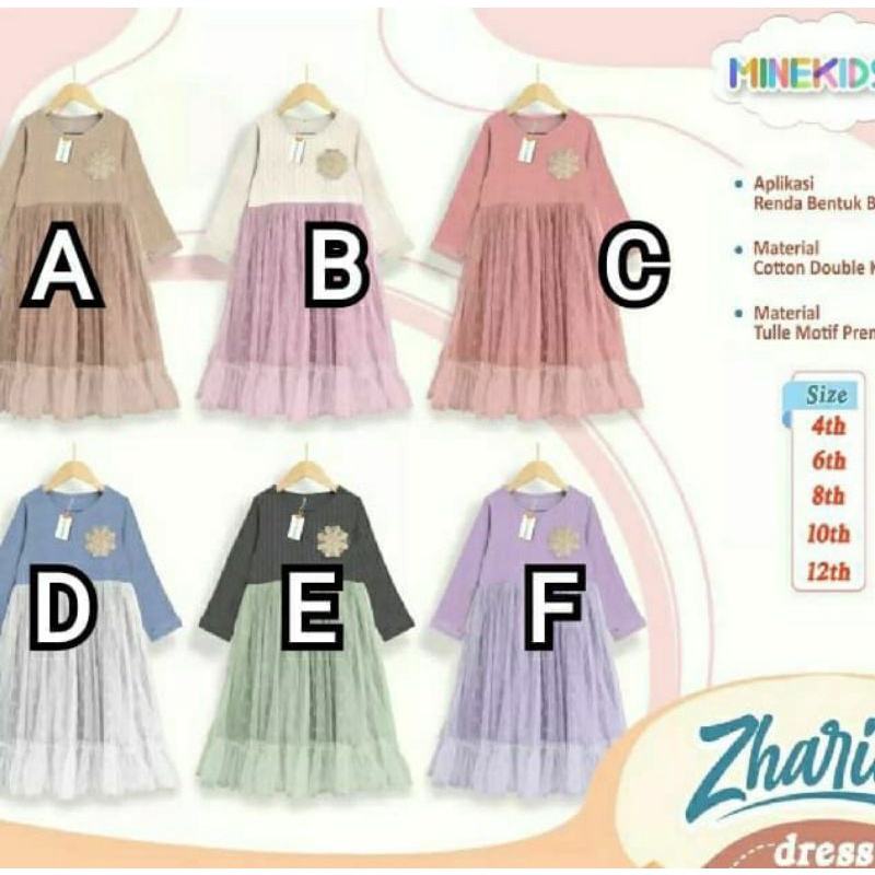minekids zharina dress tile