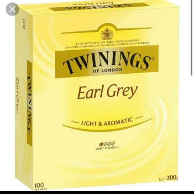 

Twinings Earl grey 100pcs