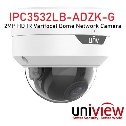 Ip Cam CCTV UNIVIEW Varifocal IPC3532LB-ADZK-G 2MP