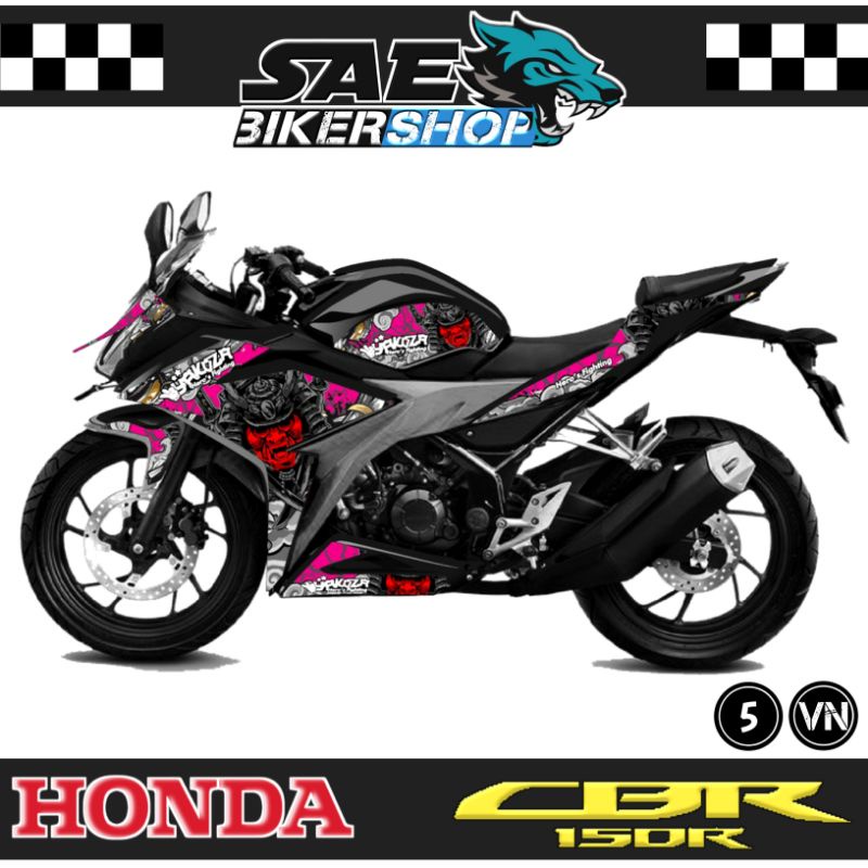 Striping Sticker Stiker Semifullbody CBR150R Facelift CBR Facelift Yakuza