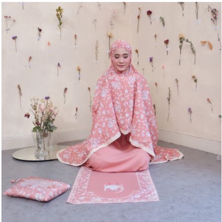 Nachelle Shop - FULL SET SEJADAH DAISY BY FAHIJABLOVE mukena dewasa traveling jumbo