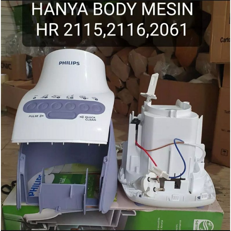 Casing Body Mesin Blender Philips HR 2115,2116,2061,2071 Original