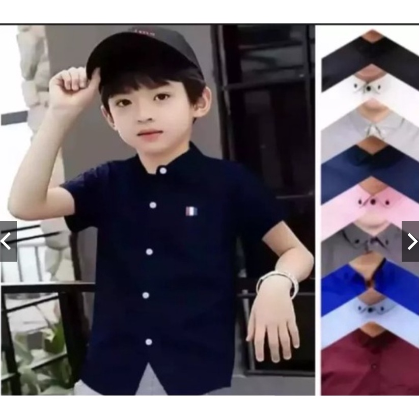 (BISA COD))PROMO,,,Kemeja Anak Kemeja Koko Ciangi Distro Premium Murah,Kemeja Anak Remaja Oxford Hem Polos Kemeja Anak Kemeja.