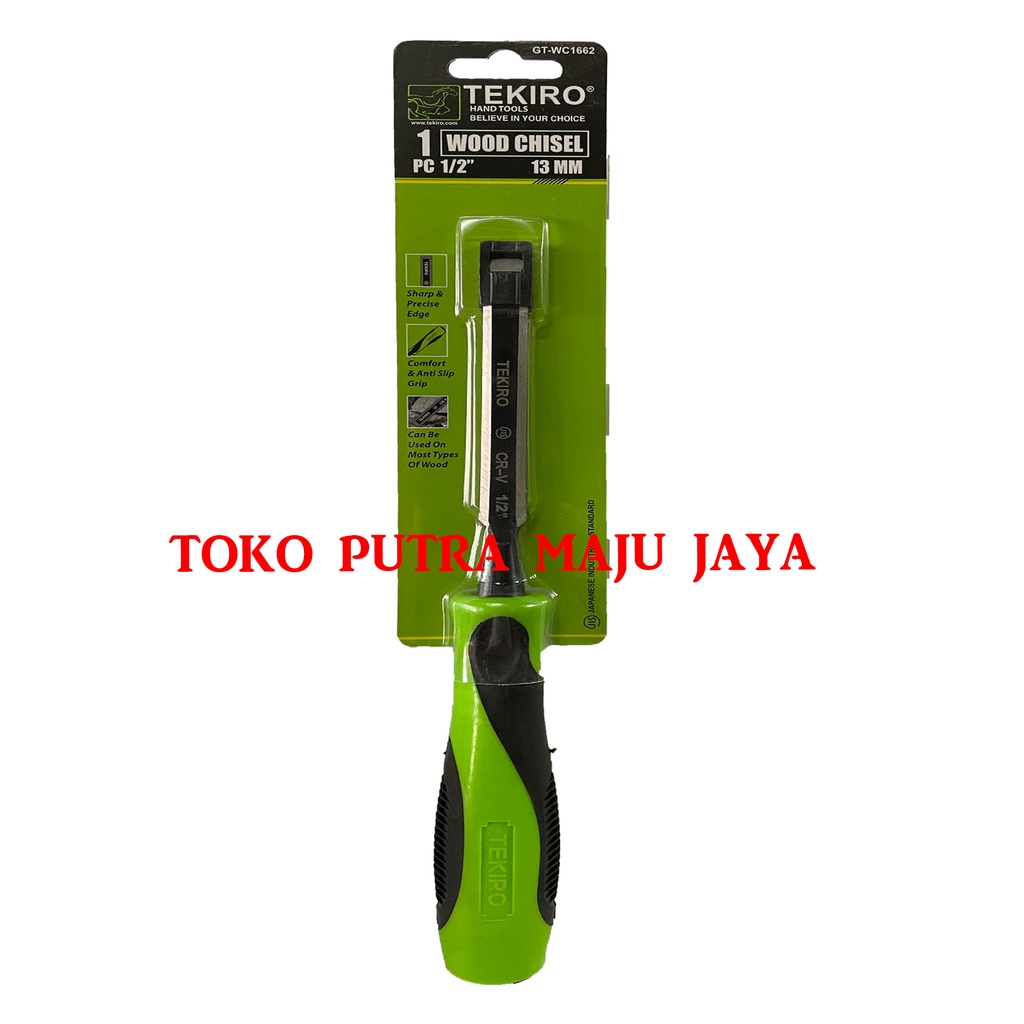 TEKIRO PAHAT KAYU SET 1/2" TEKIRO 13mm GT-WC1662 WOOD CHISEL TEKIRO