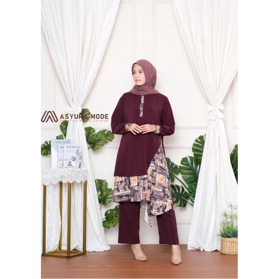 AM (0015) SET KULOT//MARAII SET (KEBAYA MODERN) BAHAN GOOD QUALUTY
