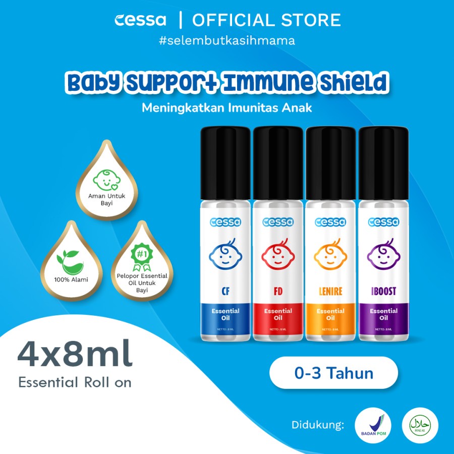 CESSA BABY Cough n Flu / Fever Drop / Lenire Meredakan Batuk Flu Demam Anak Bayi