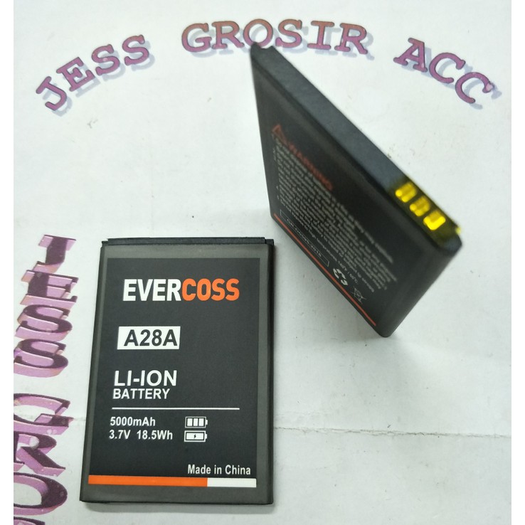 Baterai Battery Evercross Evercoss Cross A28A / A28 Double Power - Hitam