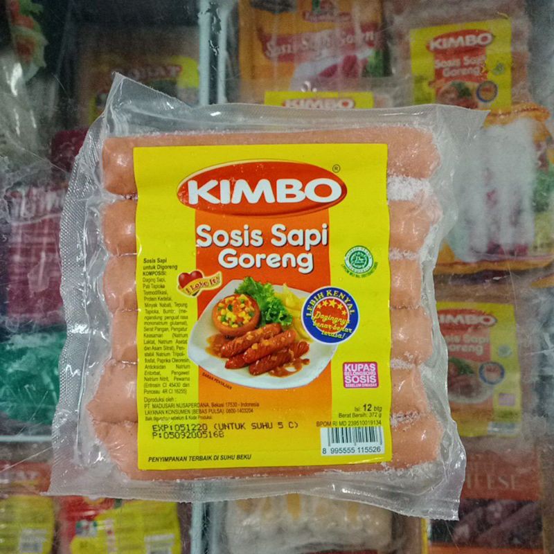 Kimbo Sosis Sapi Goreng isi 12 Shopee Indonesia