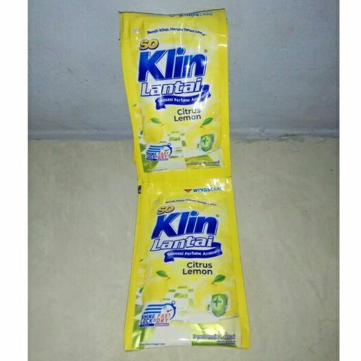 So Klin Lantai Citrus Lemon / Pewangi Lantai / Pembersih Lantai