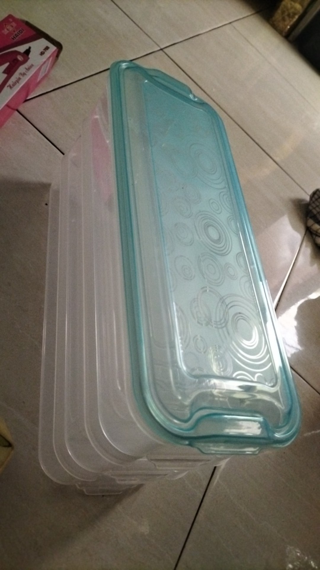 Elber Box Set Dapur Kulkas Kotak Penyimpanan Organizer Seafood Makanan Transparan Rak Penyimpanan