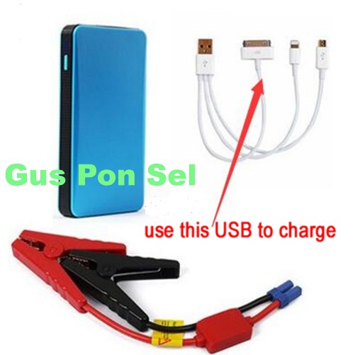 Power Bank untuk jumper baterai mobil  dan charger hp