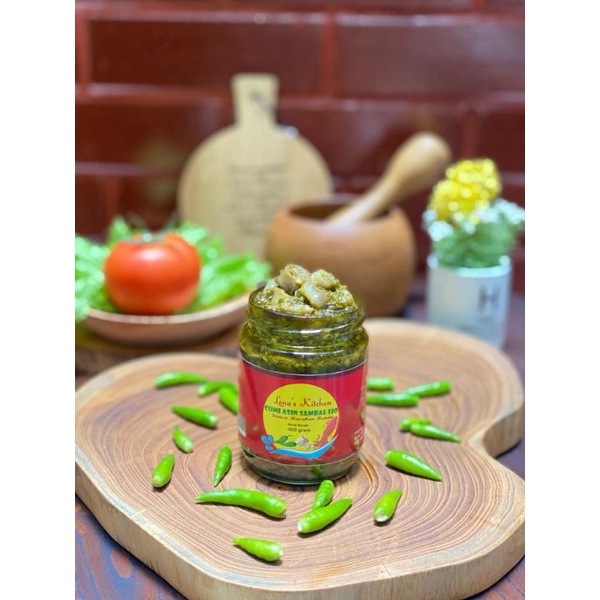 

ADY78 Cumi Asin Sambal Ijo Berat 400gram Berat Isi 200gram