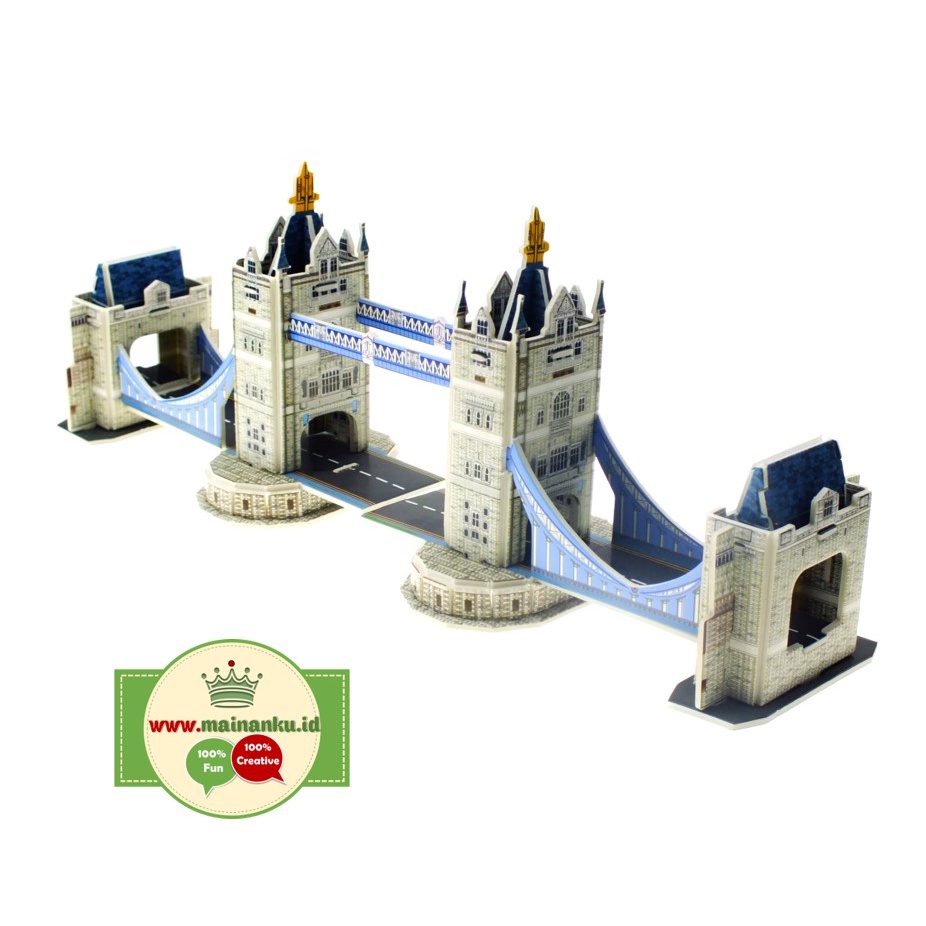 3D Mini Puzzle | LONDON BRIDGE | Mainan Kecerdasan Anak - DIY - Tower Bridge