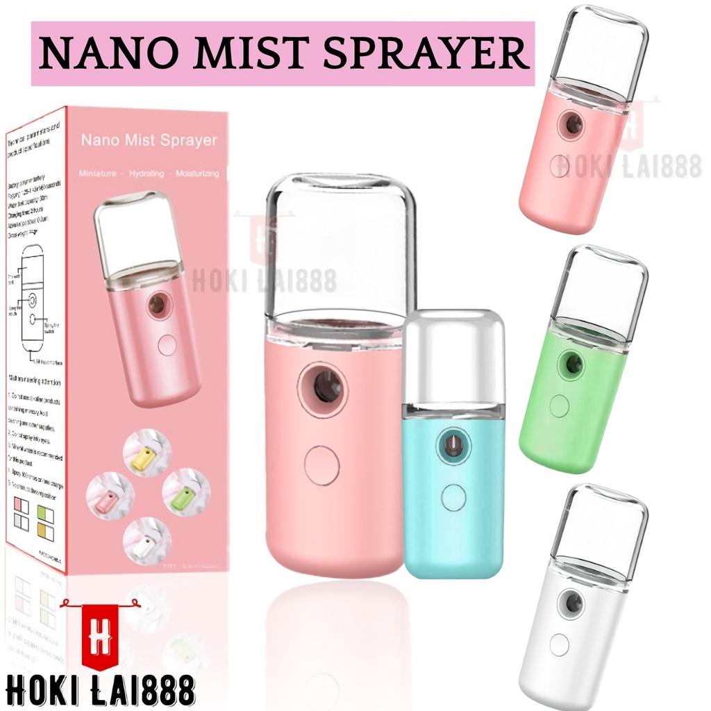 [HKL] NANO SPRAY PELEMBAB WAJAH / NANO SPRAY PORTABLE DENGAN KABEL USB / PELEMBAB WAJAH / FACE MIST SPRAYER