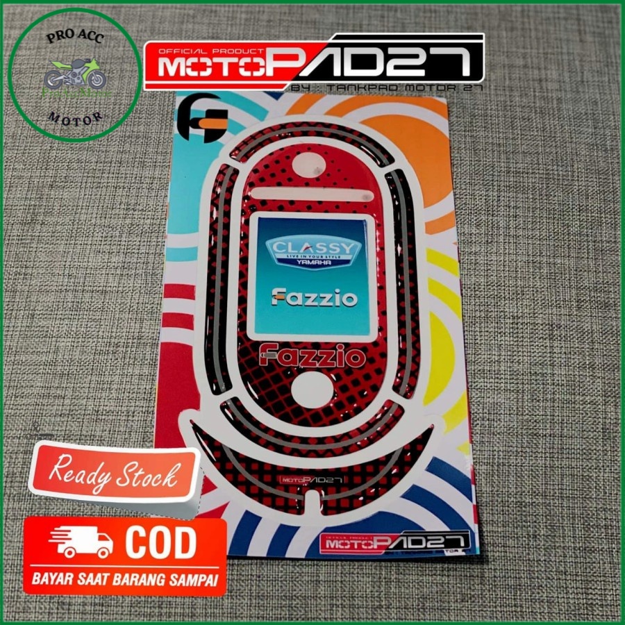 Promo.. Stiker Fazzio stiker sticker antigores speedometer spido YAMAHA FAZZIO 125 MOTOPAD 27 anti luntur