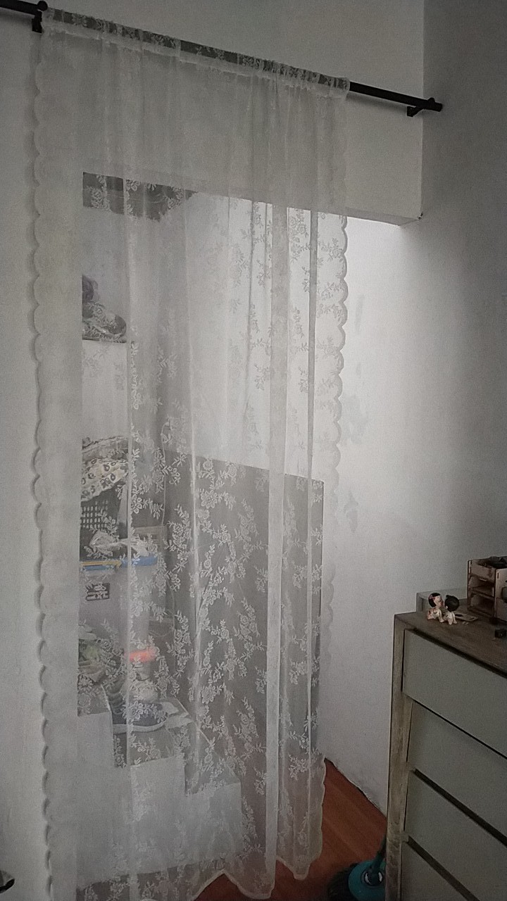 Alvine Spets Gorden Jaring, 1 Pasang Isi Dua Pcs / Alvine Spat / Alvine Spets Tirai Jaring