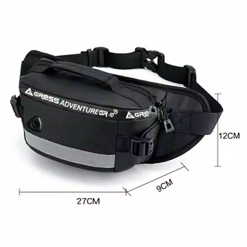 Tas waistbag waterproof Tas Selempang Anti Air Pria Bisa Wanita MODEL 2020 Tas