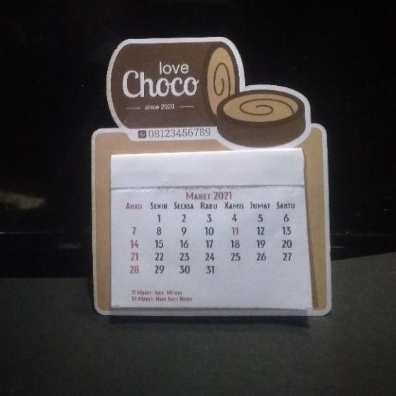 

Kalender 2024 - Mini dengan Magnet untuk Branding Usaha