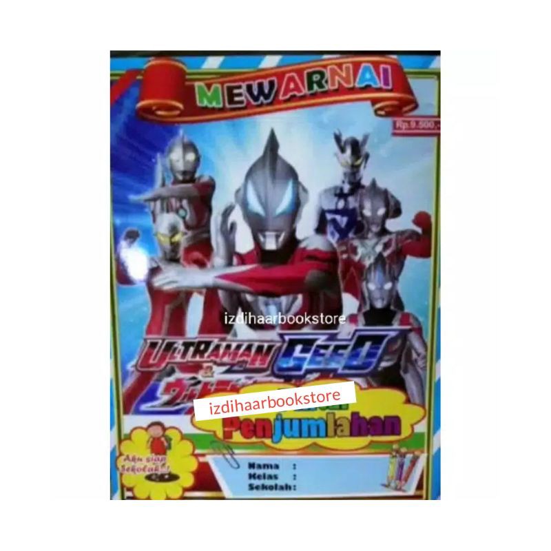 Buku Mewarnai Ultraman Geed Shopee Indonesia