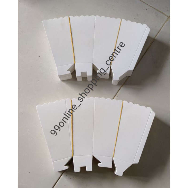 

Kotak PopCorn POLOS 12x6 / Kotak bungkus POPCORN / Kertas Pop Corn