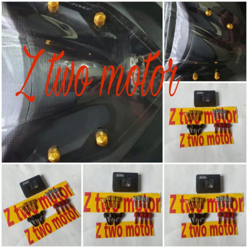 Baut Visor Baut Winshield Probolt Yamaha Nmax Merk Black Diamond Original baut visor nmax