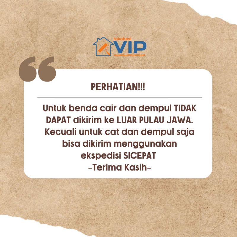 CAT KAYU & BESI SEIV