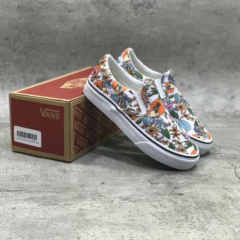 Vans Slip on Multi Tropic True White